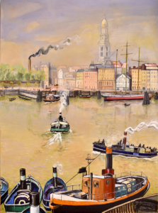 Hamburg und St. Michael 1908